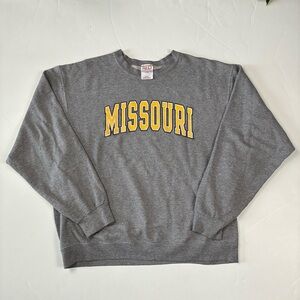 006 - VINTAGE 00s UNIVERSITY OF MISSOURI MU TIGERS Y2K SWEATSHIRT